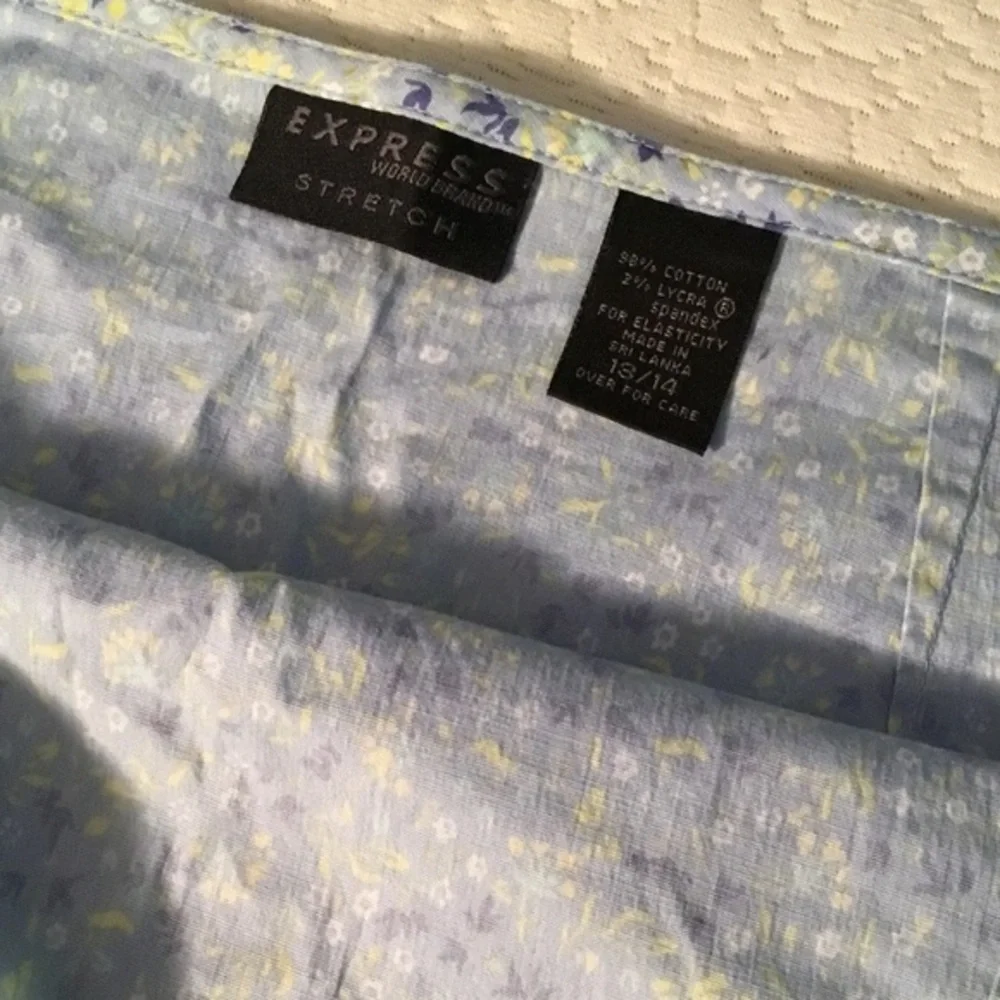 Vintage Express Floral Mini Skirt